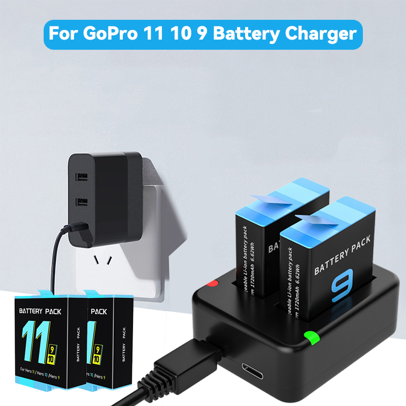 Gopro Action Camera Hero 11 Black - Зарядное устройство с двумя портами и