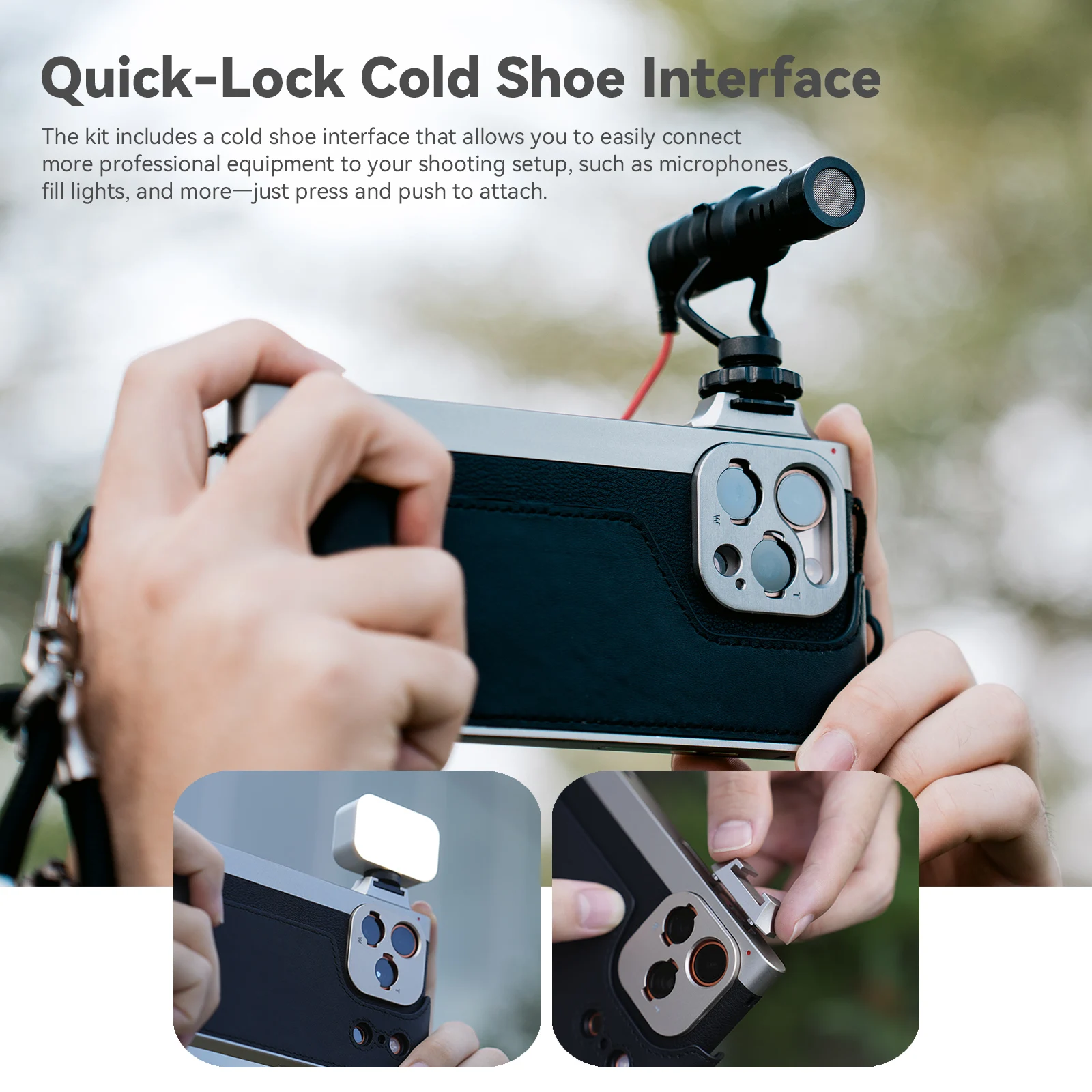 Photography Kit Pro - Фотогитар-ретро чехол для мобильного телефона, комплект