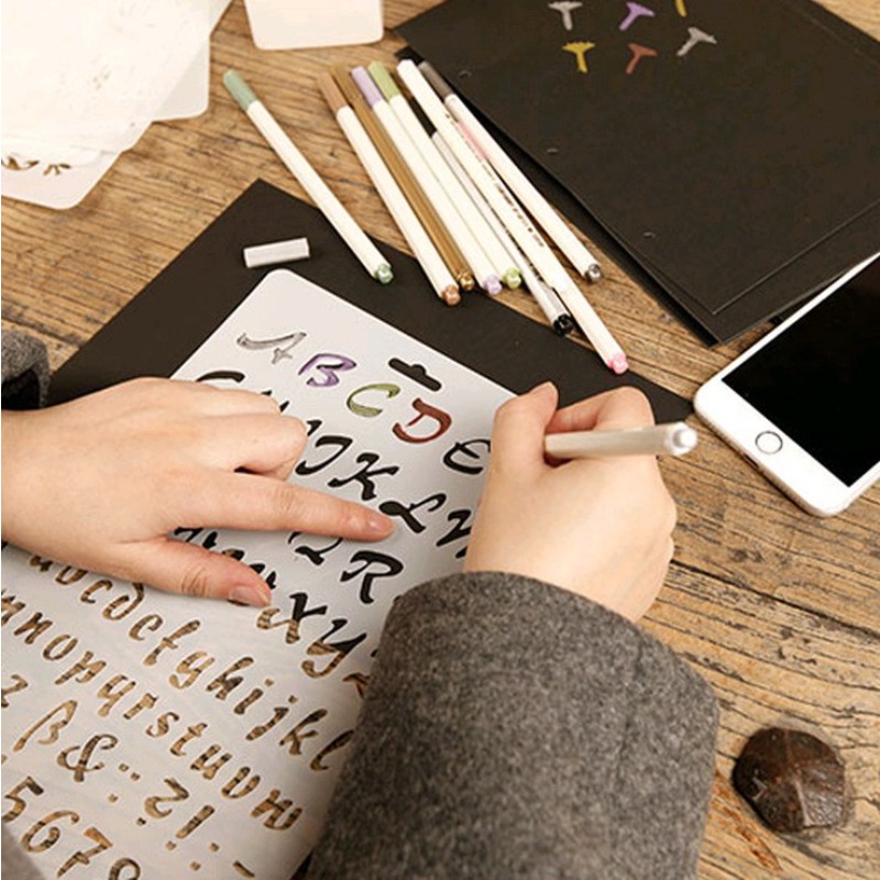 Photography Font - 1 шт. A4 буквы алфавита многослойные