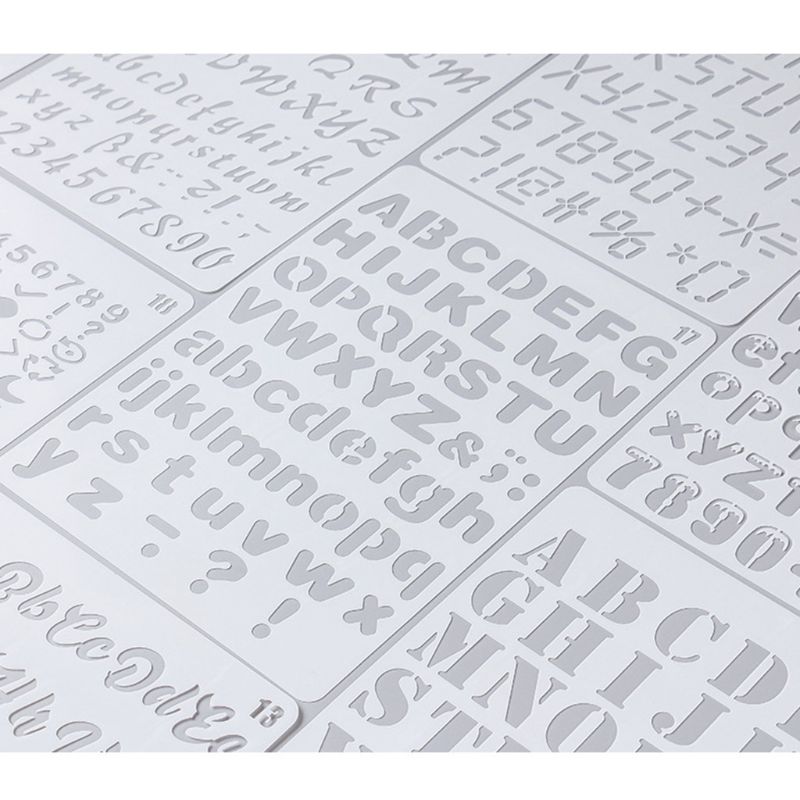 20 шт./набор, трафареты с букв – обзор и цена Photography Font