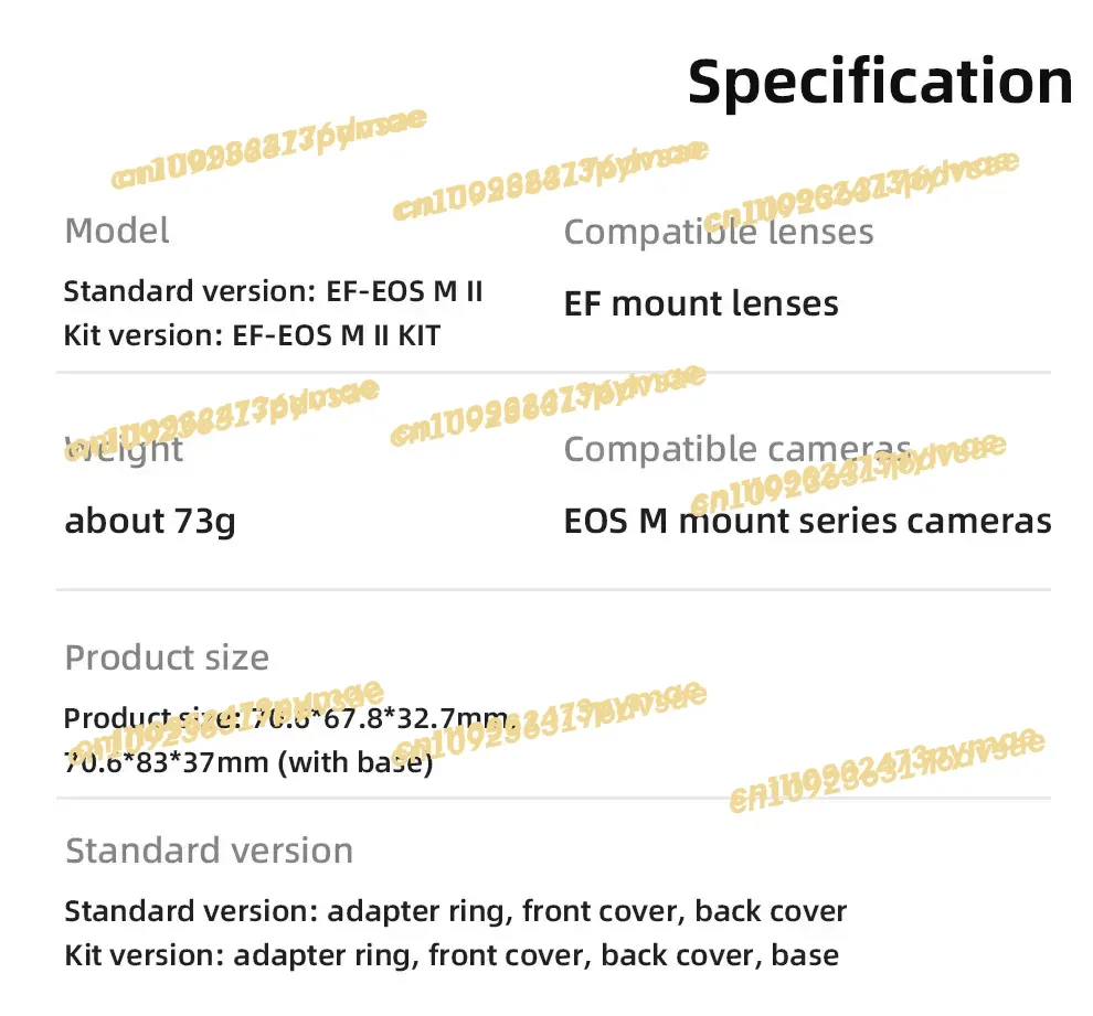 Новый адаптер YONGNUO EFE.OSM  – обзор и цена Lens Adapter Ring