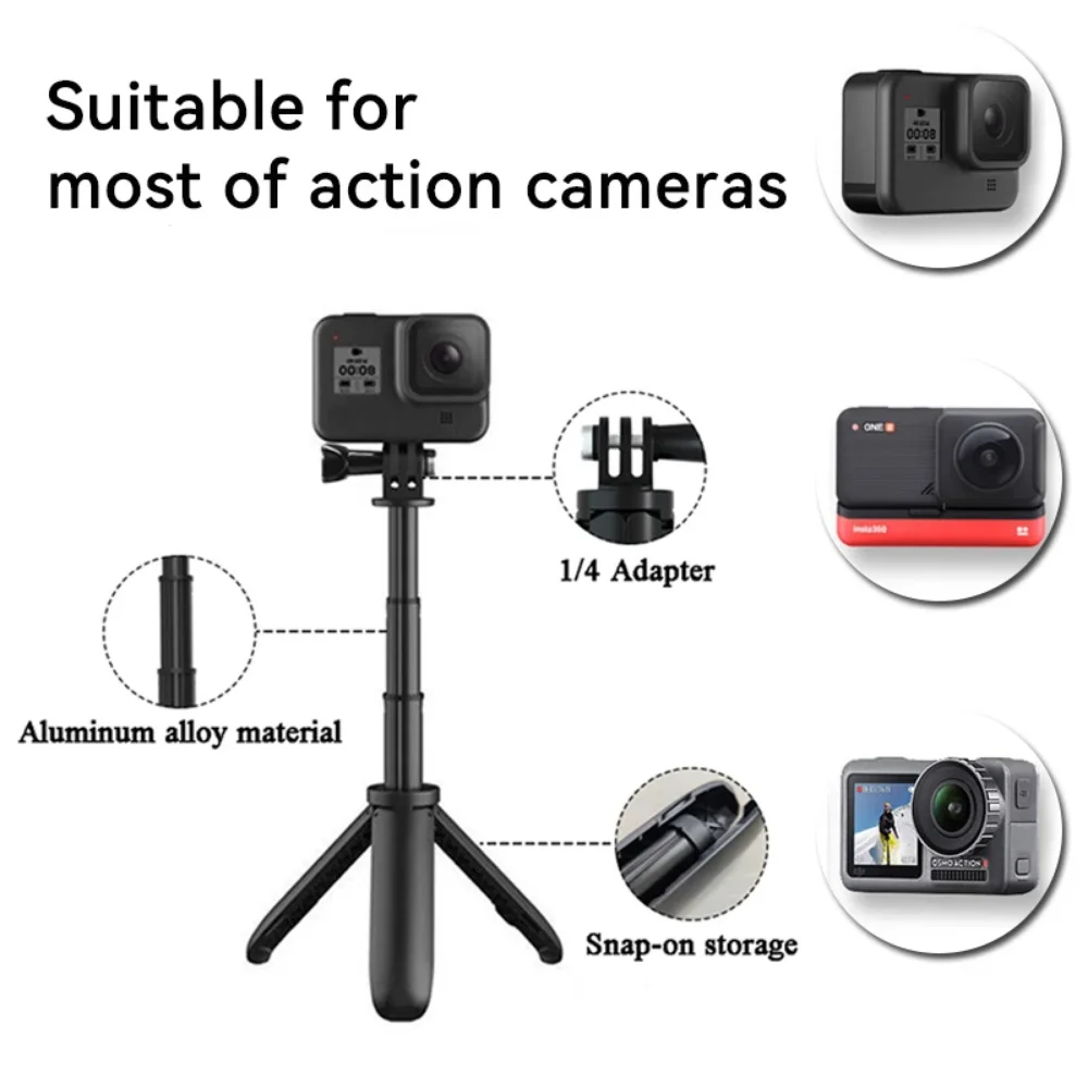 Мини-выдвижной штатив, складно – обзор и цена Gopro Action Camera Hero 11 Black