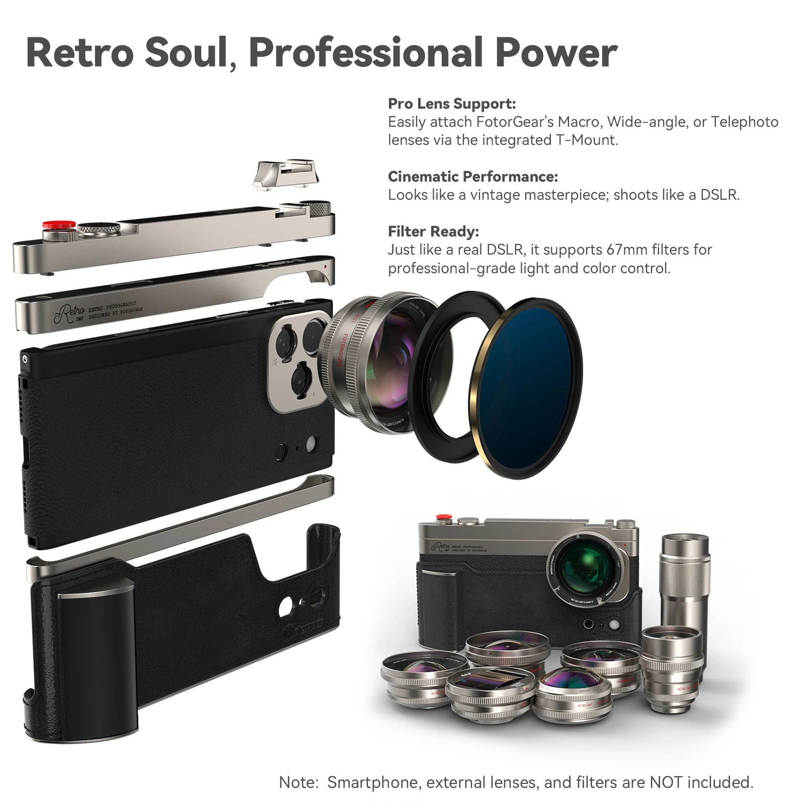 Фотогитар-ретро чехол для моби – обзор и цена Photography Kit Pro