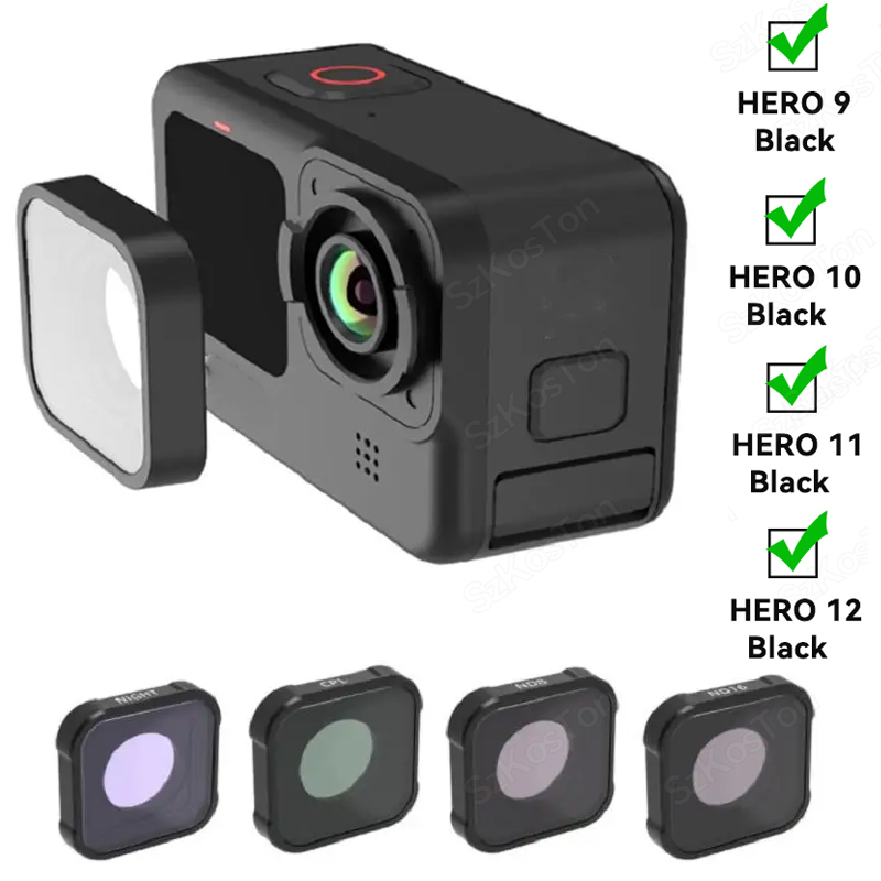 Комплект фильтров CPL UV ND8 N – обзор и цена Gopro Action Camera Hero 11 Black