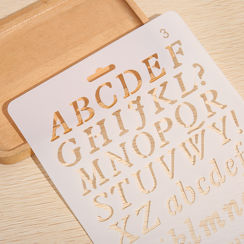 1 шт. A4 буквы алфавита многос – обзор и цена Photography Font