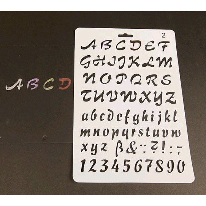 1 шт. A4 буквы алфавита многос – обзор и цена Photography Font